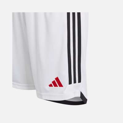 Adidas Manchester United 23/24 Kids Football Shorts (7-16 Years) - White