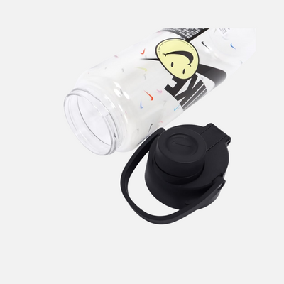 Nike TR Recharge Chug Water Bottle 24 Oz -Clear/Black/Black