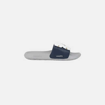 Chupps X Gujarat Titans Brave White Navy Sliders