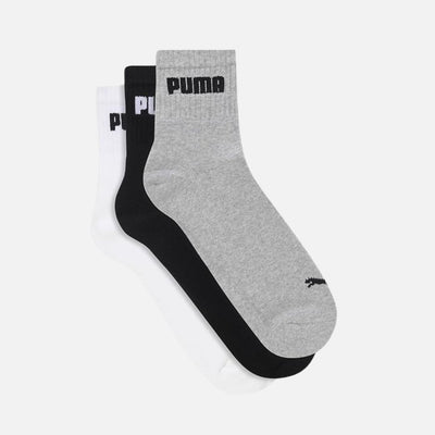 Puma Cotton Unisex-Adult Sport Quarter 3P Quarter Length Socks