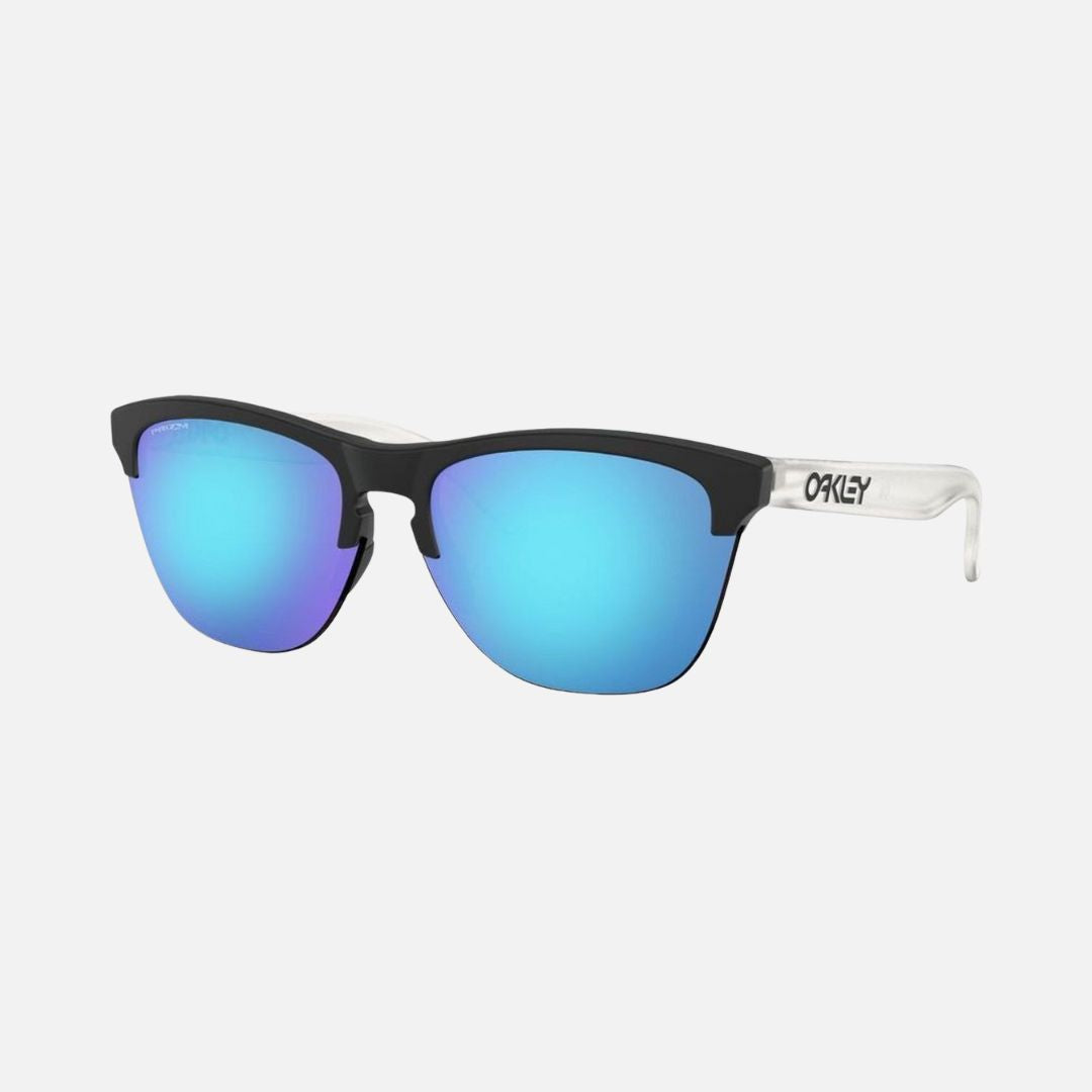 Oakley Frogskins Lite Sunglasses Matte Black/Prizm Sapphire Lenses