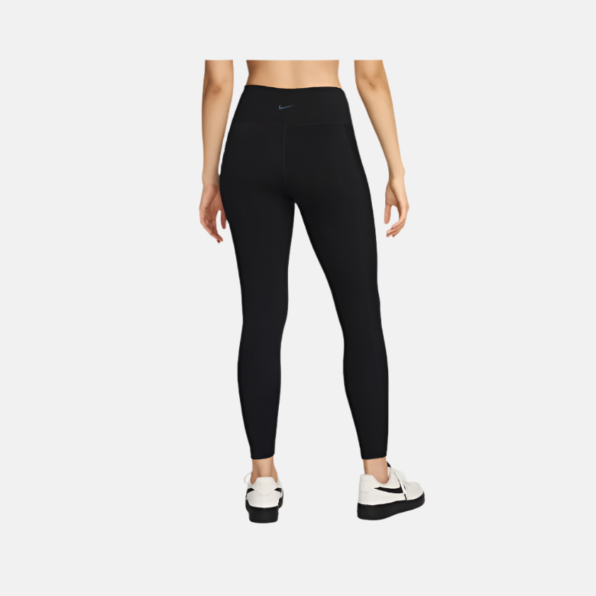 Nike One Wrap Women's High-Waisted 7/8 Leggings - Black/Cool Grey