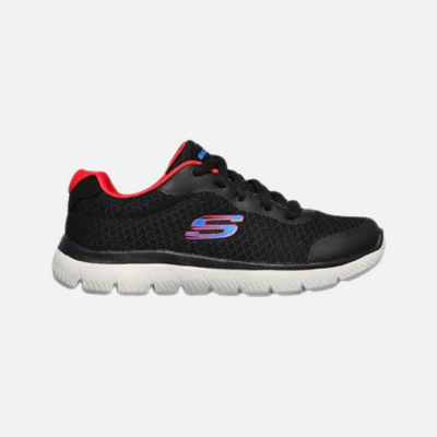 Skechers Summits kids Shoes (8-9 Year) -Black/Red