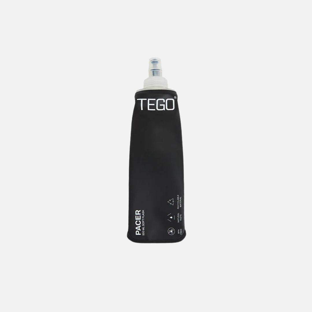 Tago Pacer - Soft Water Flask- Black 200ml