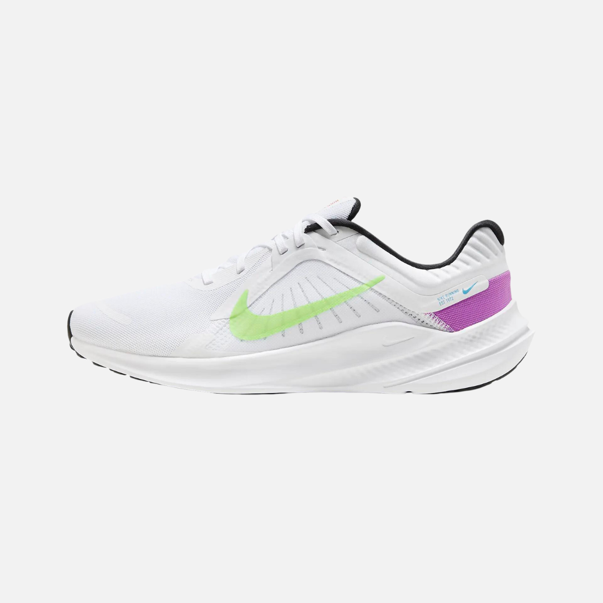 Nike Quest 5 SE Men's Road Running Shoes -White/Black/Fuchsia Dream