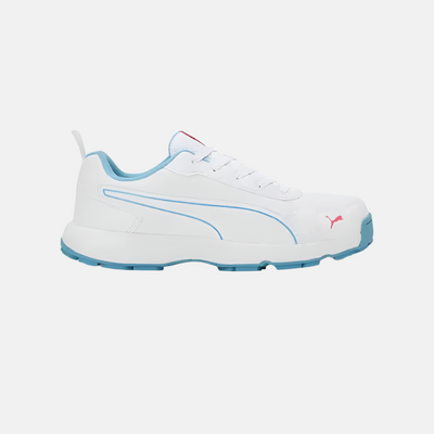 Puma Classic Cat Men's Cricket Shoes -White/Blue