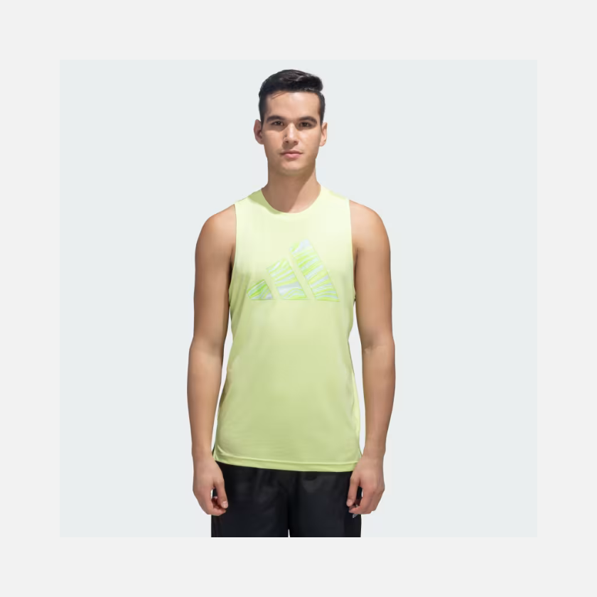 Adidas HIIT Entry MEn's Training Tank Top -Pulse Lime