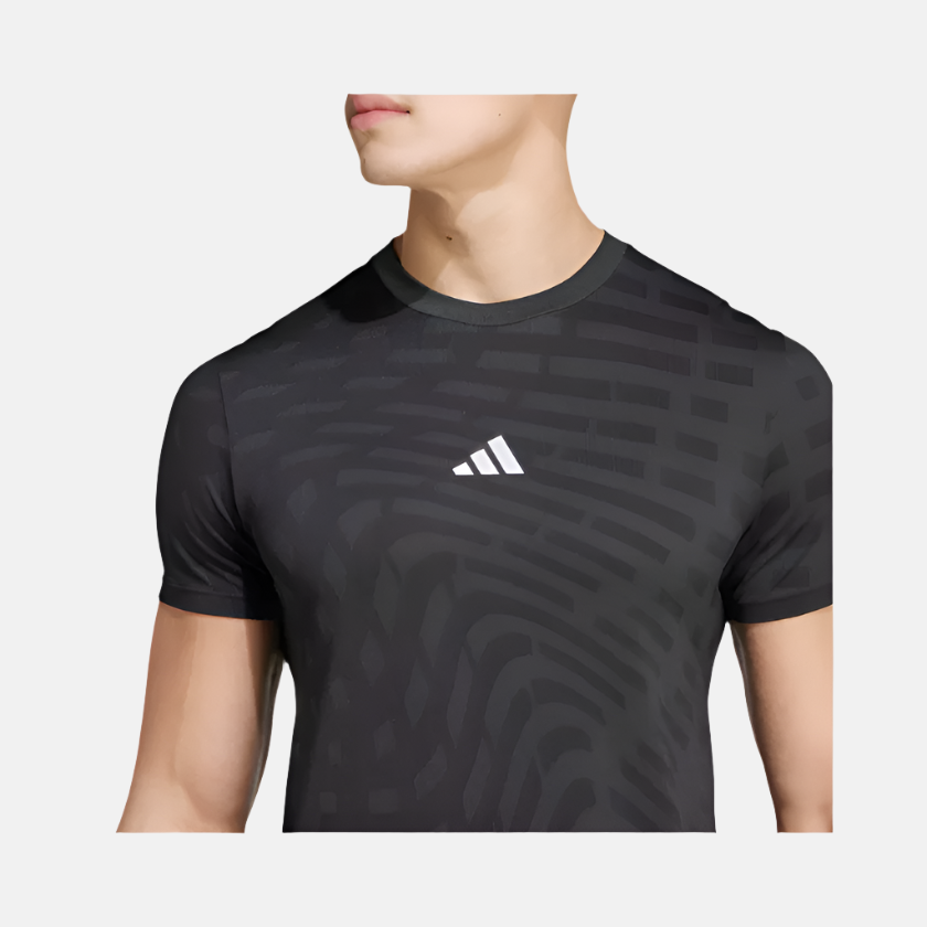 Adidas Gym+Training Seamless Men's Training T-shirt Black/Grey Six