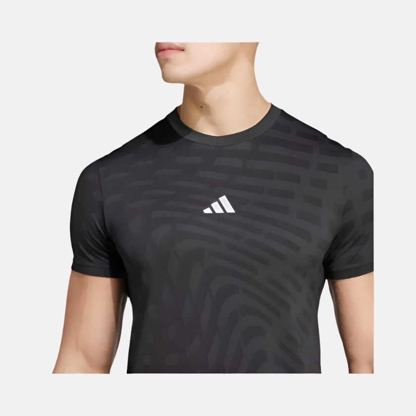 Adidas Gym+Training Seamless Men's Training T-shirt - Black/Grey Six