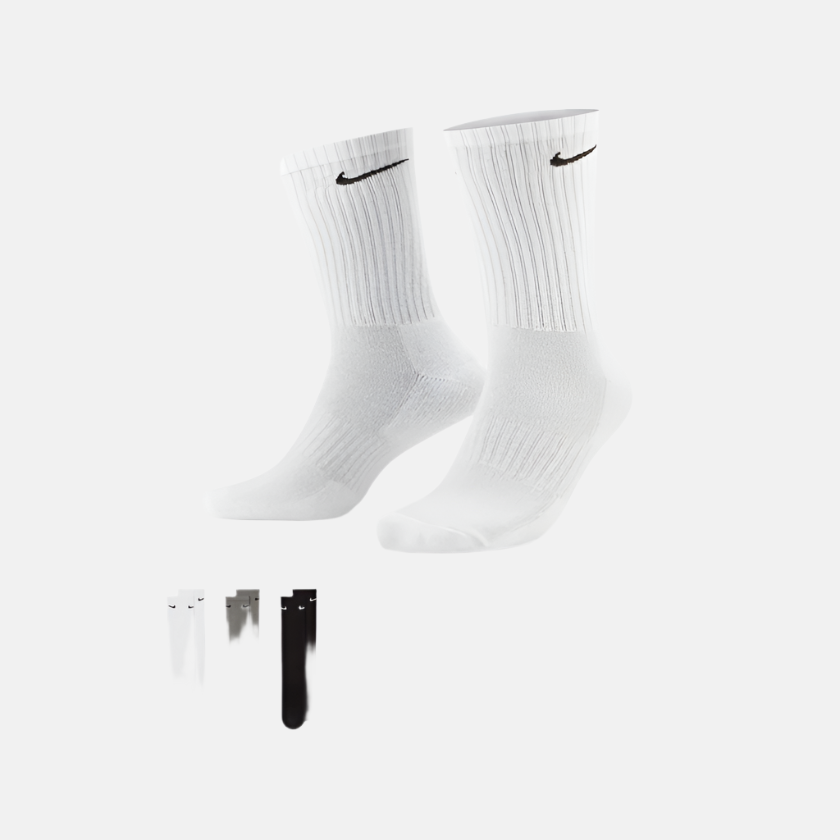 Nike Everyday Cushioned Training Crew Socks -Multi-Colour