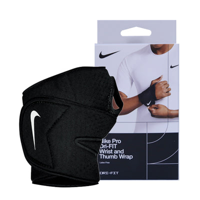 Nike Pro Wrist & Thumb Wrap -Black/White