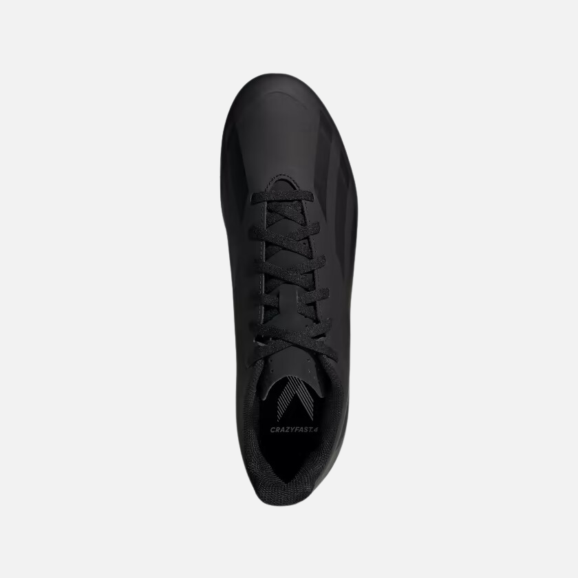Adidas  X Crazyfast.4 Flexible Ground Soccer Unisex Football Shoes - Core Black