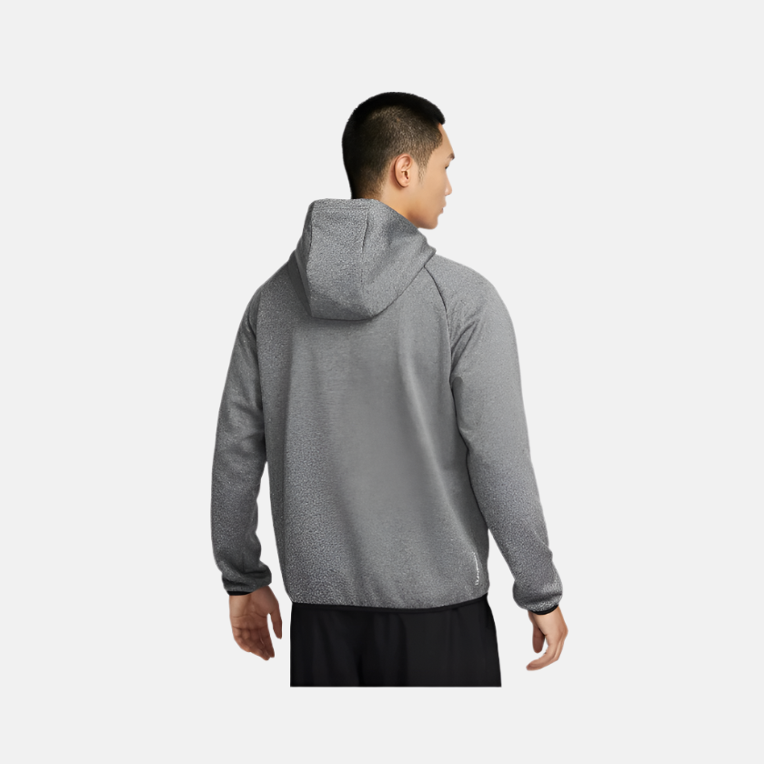 Nike Therma-FIT Pullover Fitness Men's Hoodie Jacket -Black/Heather/Black/White