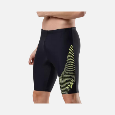 Speedo Medley Logo Men's Jammer -True Navy/Lemondrizzle