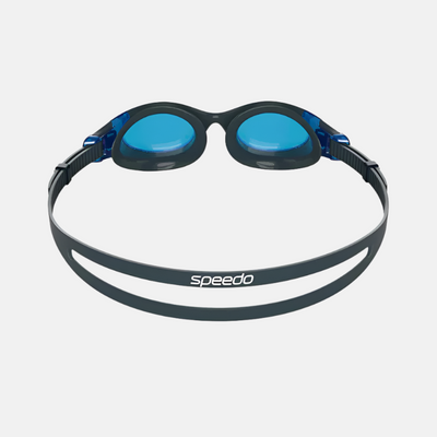 Speedo Hydrosity 2.0 Anti Fog Coated Lens Adult Unisex Swim Goggles -Black/Grey/Grey/Blue