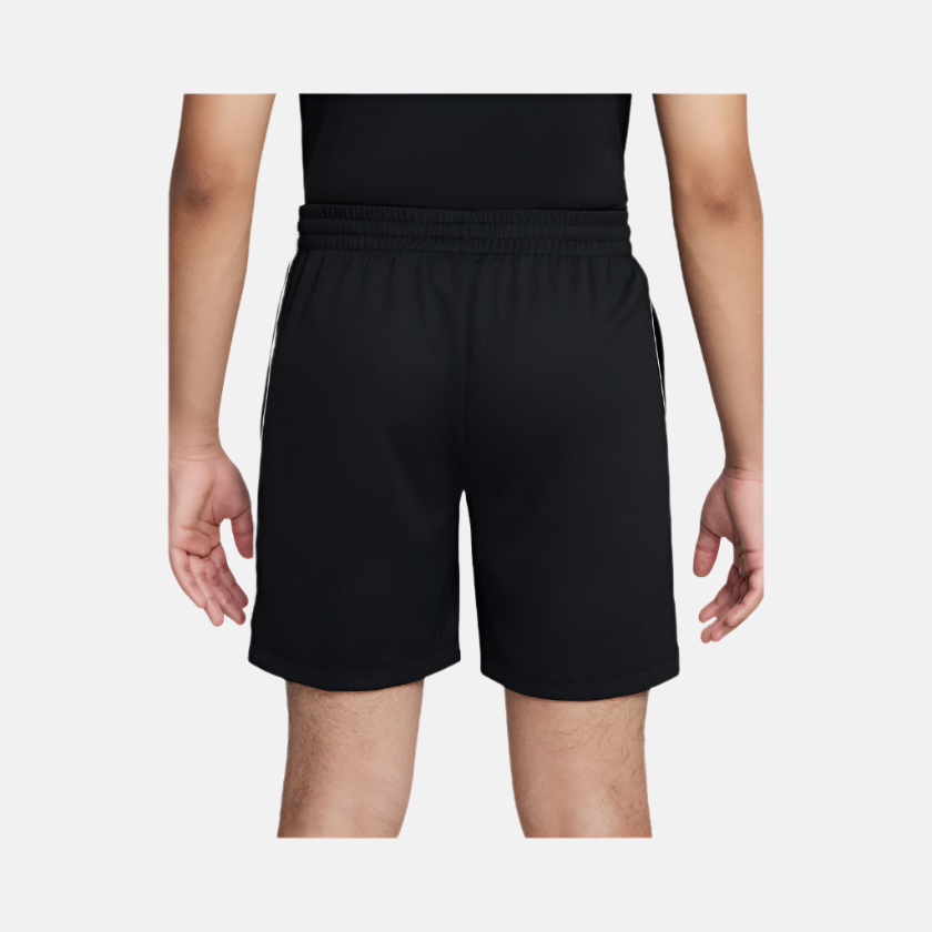 Nike Multi Older Kid's Boy Dri-FIT Shorts -Black/White