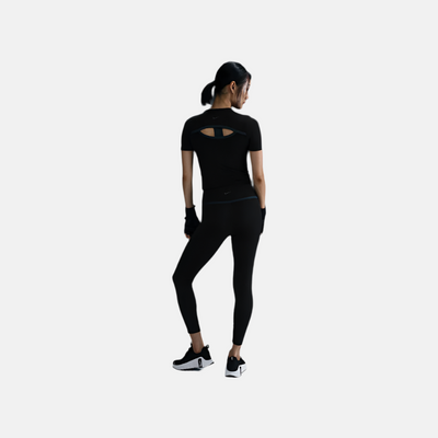 Nike One High-Waisted 7/8 Women's Leggings -Black/Armoury Navy/Black