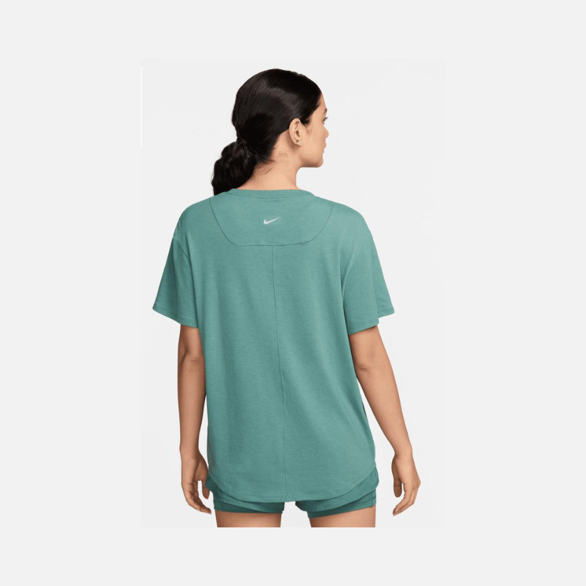 Nike One Relaxed Women's Dri-FIT Short-Sleeve Top -Bicoastal/Black