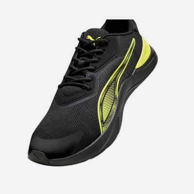 Puma Infusion Premium Unisex Running Shoes -PUMA Black-Yellow Burst