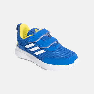 Adidas Kids Influenco Kids Unisex Shoes (4-16 Years) -Blue/White/Impact Yellow