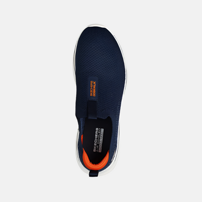 Skechers Go Walk 7 Men's Walking Shoes -Navy/Orange