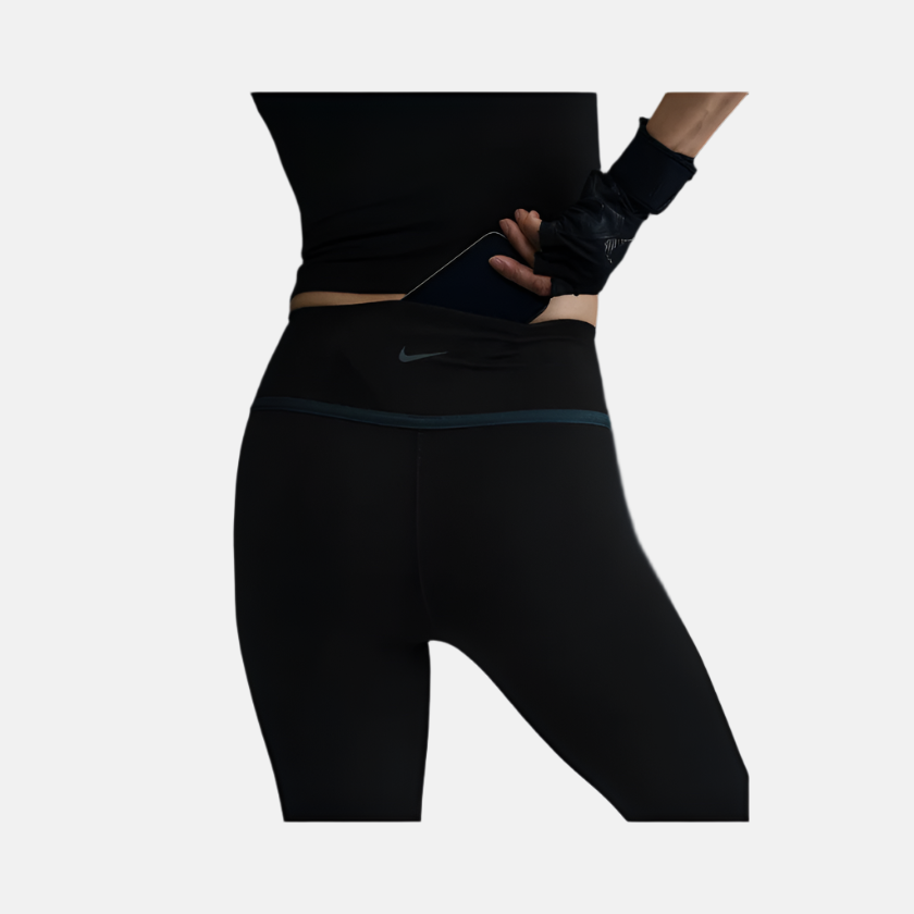 Nike One High-Waisted 7/8 Women's Leggings -Black/Armoury Navy/Black