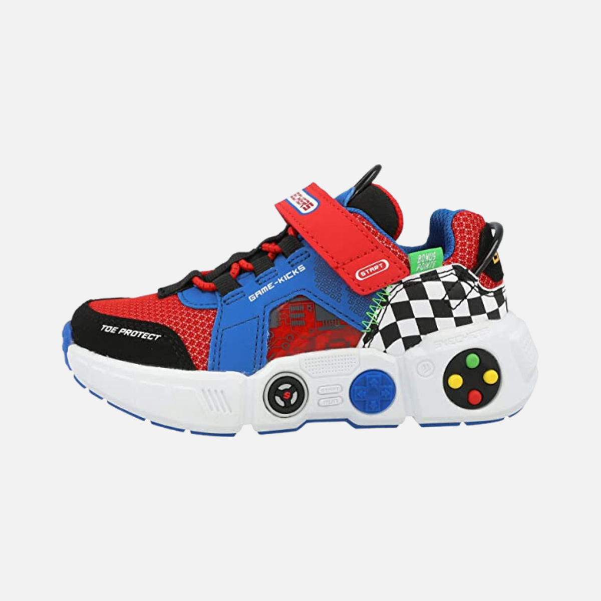 Skechers Gametronix Kids Shoes (4-9 Year) -Blue/Multi