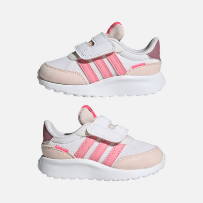 Adidas Run 70s Kids Unisex Shoes (0-3Year) -Cloud White/Bliss Pink/Lucid Pink