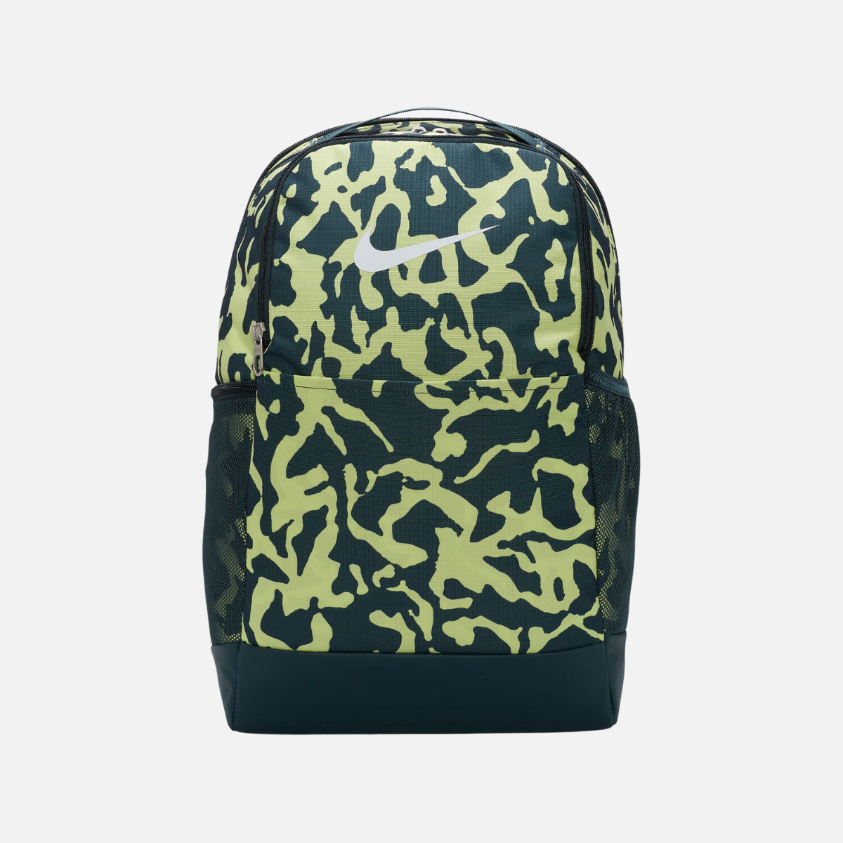nike brasilia backpack neon green Nike Brasilia Backpack (Medium, 24L) -Deep Jungle/Light Lemon Twist/Wh – Gambol