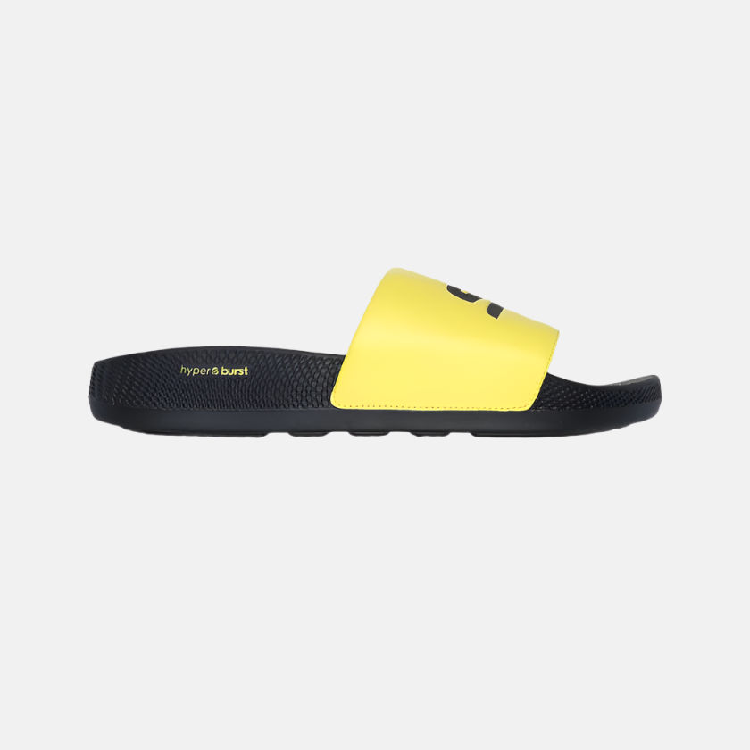 Skechers Hyper-Slide -Deriver Men's Slide -Yellow/Black