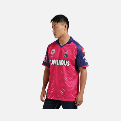 Rajasthan Royals IPL 2024 Match Jersey (Half Sleeve) -Pink