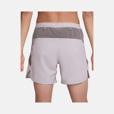 Nike Trail Dri-FIT 15cm (approx.) Brief-Lined Men's Running Shorts -College Grey/Cave Stone/Barely Volt/Black