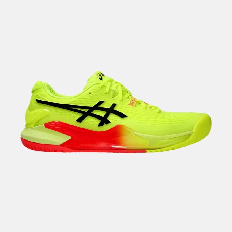 Asics Gel-Resolution 9 Paris Men's Tennis Shoes -Safety Yellow/Black