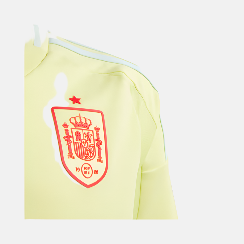 Adidas Spain 24 Away Kids Boy Football Jersey (7-16 Years) -Pulse Yellow/Halo Mint
