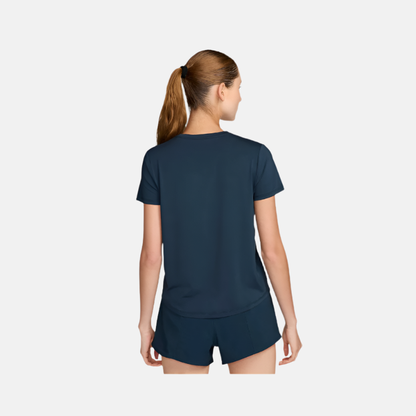 Nike One Classic Dri-FIT Women's Short-Sleeve Top -Armoury Navy/Black