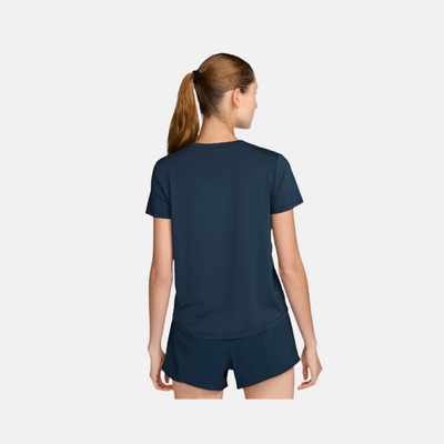 Nike One Classic Dri-FIT Women's Short-Sleeve Top -Armoury Navy/Black