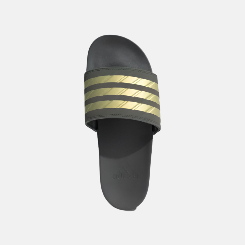 Adidas Acteve Comfort On Unisex Slide -Shadow Olive/Gold Metallic