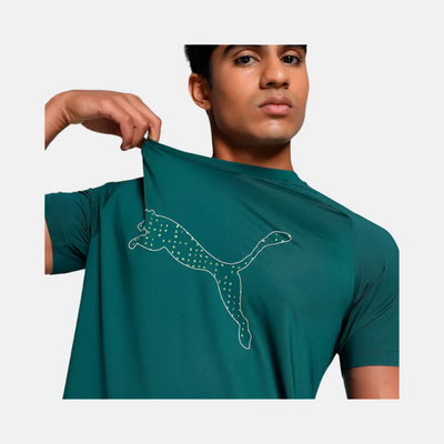 Puma x one8 Slim Fit Men's Training Core T-shirt -Cold Green