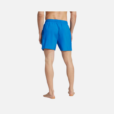 Adidas Solid CLX Short Length Men's Swim Shorts -Bright Royal / Lucid Lemon