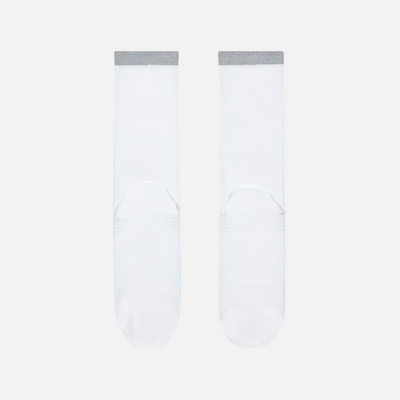 Nike Spark Lightweight Running Crew Socks - White/Reflect Silver