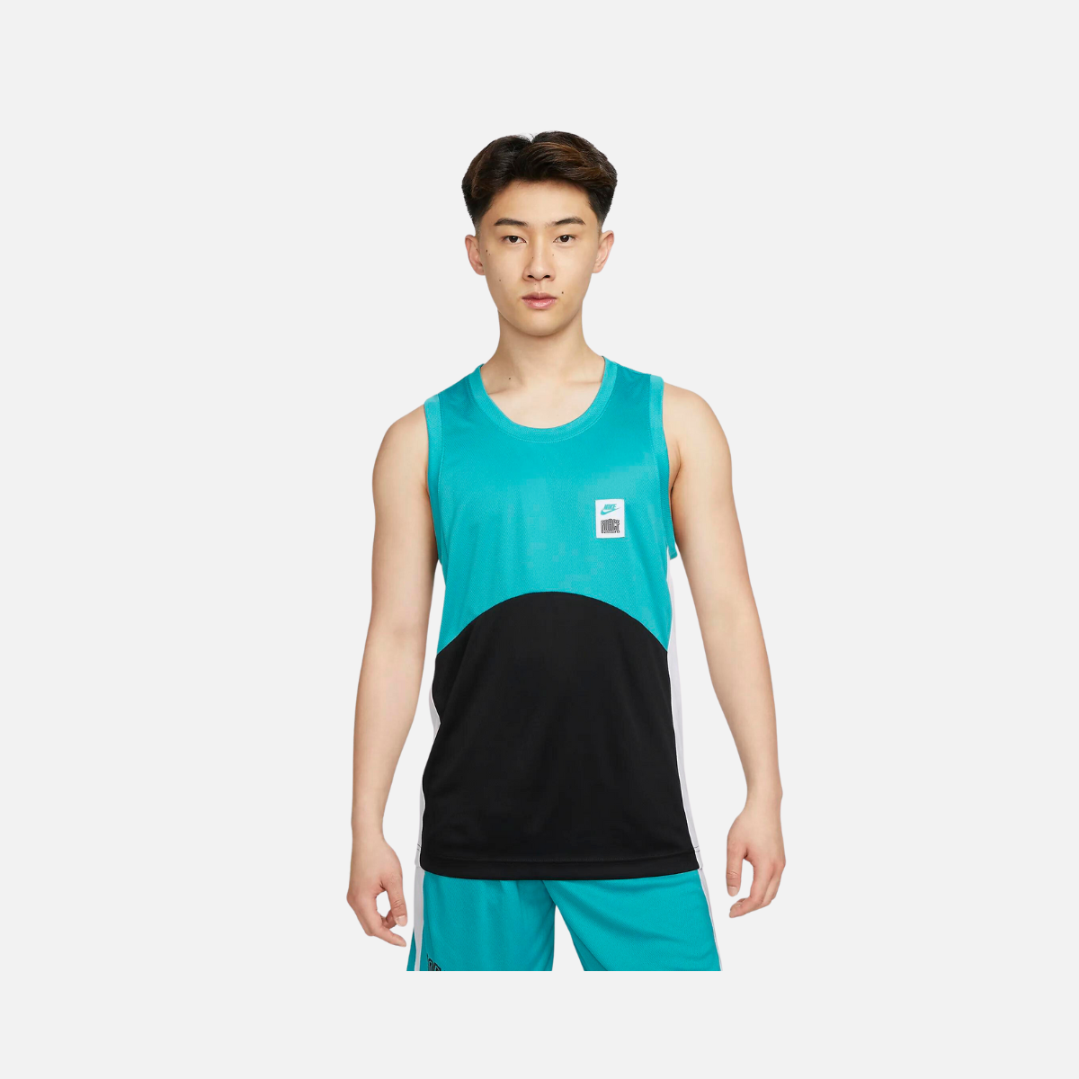 Nike Dri-FIT Starting 5 Men's Basketball Jersey -Teal Nebula/Black/White/Teal Nebula