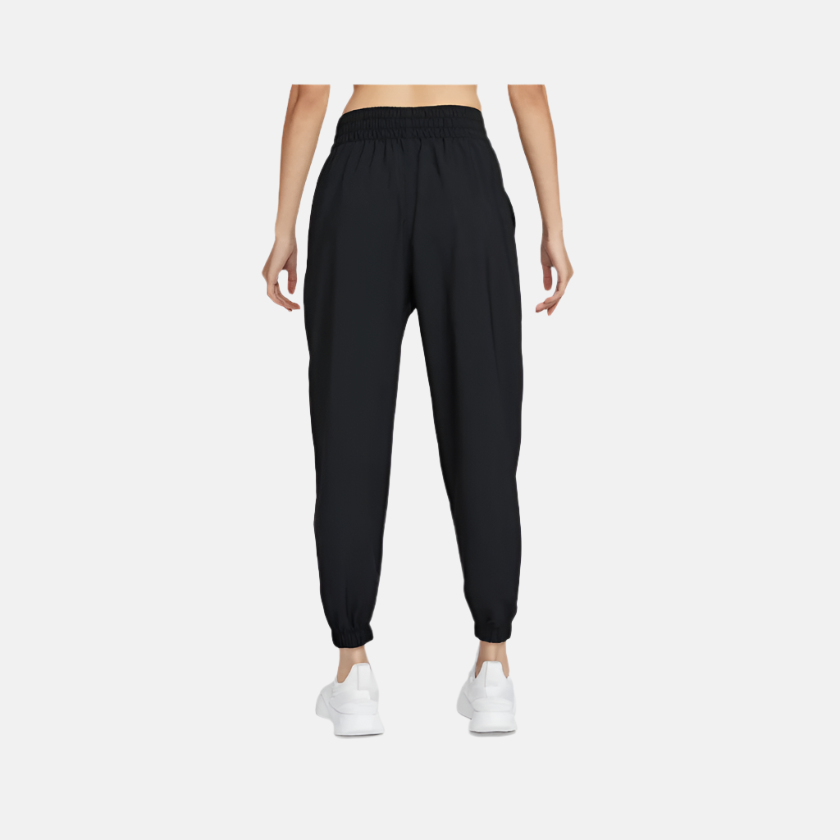 Nike One Dri-FIT High-Waisted 7/8 Women's Joggers -Black/Black