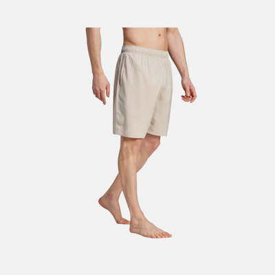 Adidas Solid CLX Classic-Length Men's Swim Short -Wonder Beige/Olive Strata
