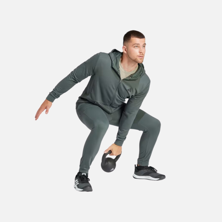 Adidas Pump Work out Men's Training Pant -Legend Ivy/Black