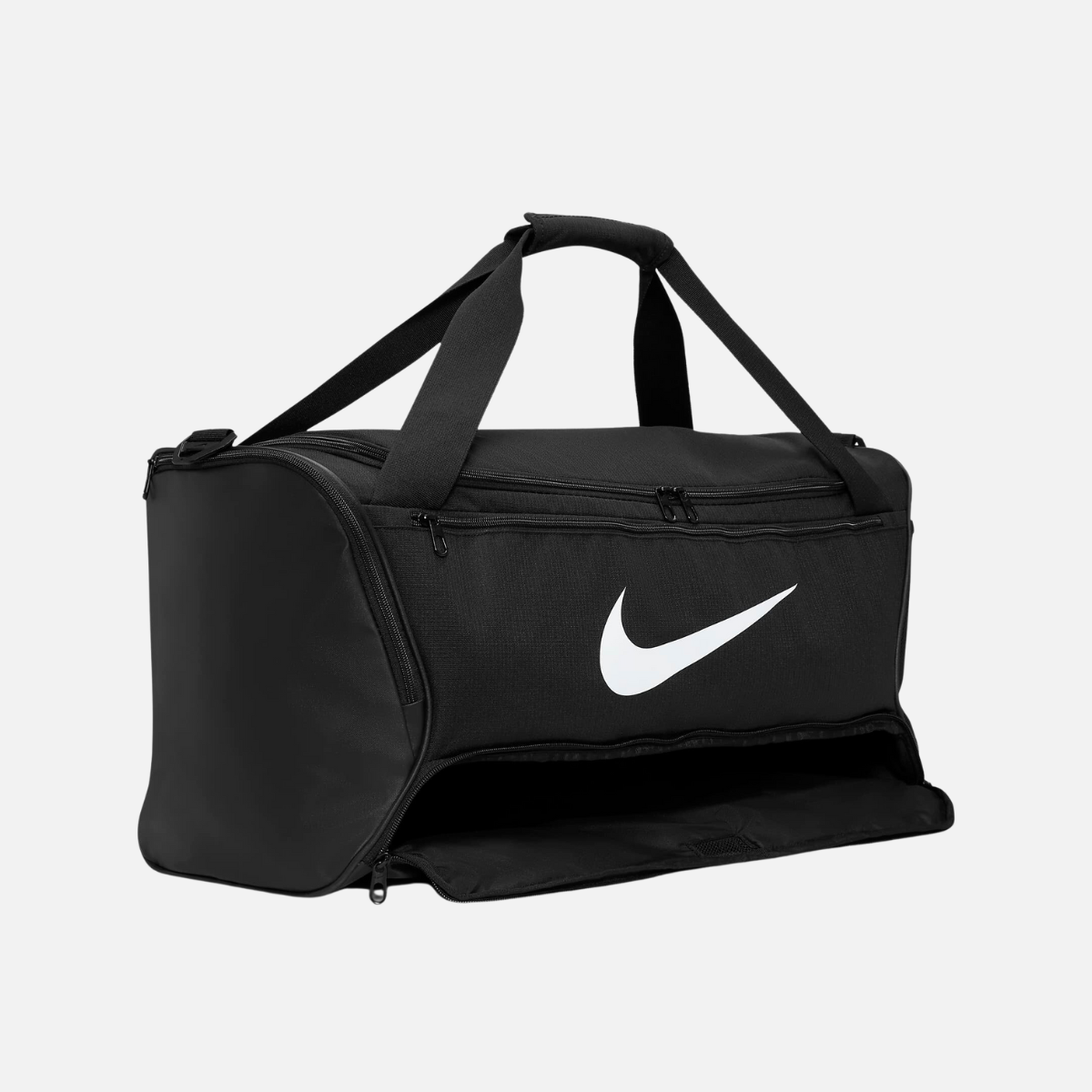 Nike Brasilia 9.5 Training Duffel Bag (60L) -Black/Black/White