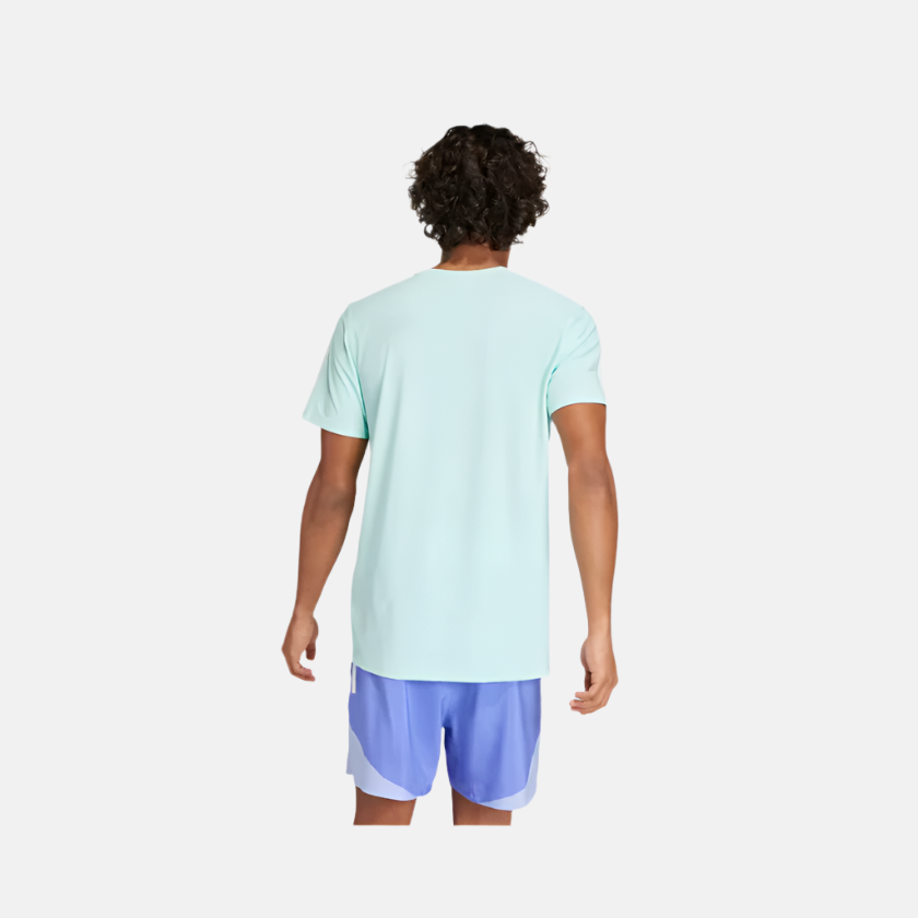 Adidas Own the Run Men's Running T-shirt -Semi Flash Aqua