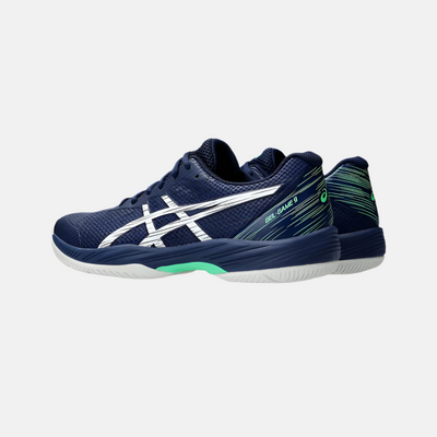 Asics Gel-Game 9 Men's Tennis Shoes - Blue Expanse/White