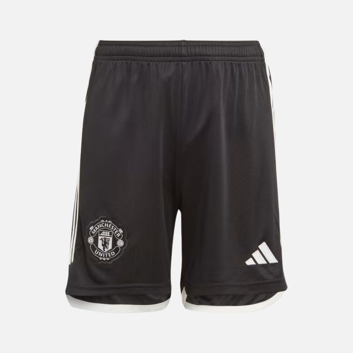 Adidas Manchester United 23/24 Kids Boy' Football Short (7-16 Years) -Black