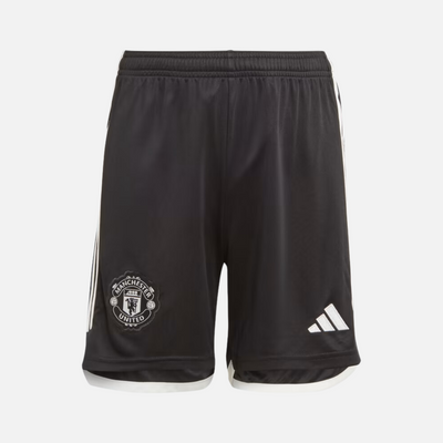 Adidas Manchester United 23/24 Kids Boy' Football Short (7-16 Years) -Black