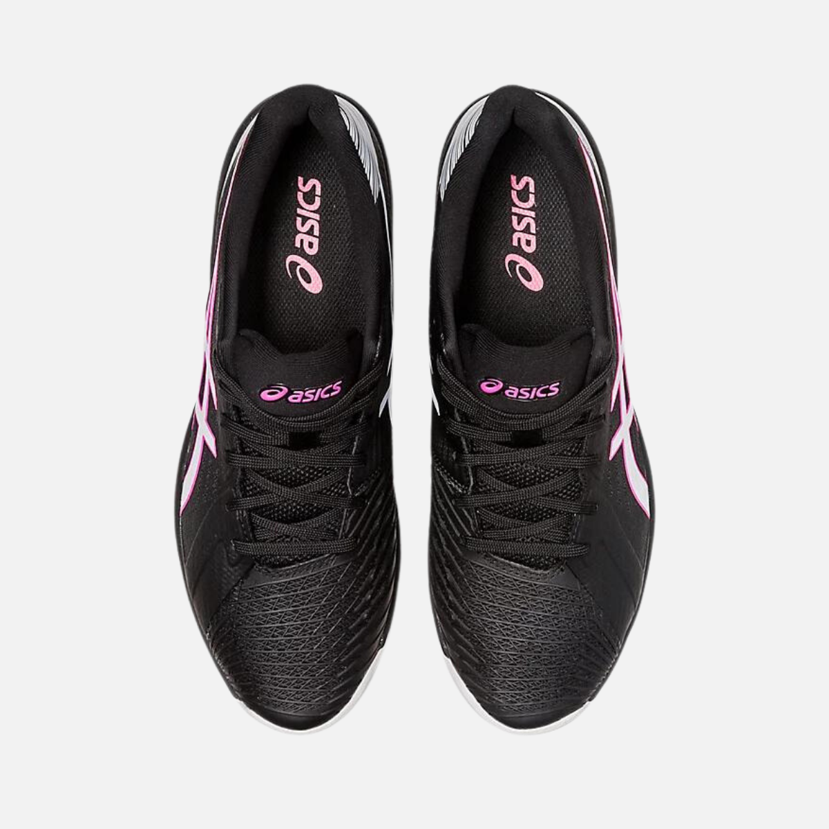 Asics Solution Swift FF Men's Tennis Shoes -Black/Hot Pink